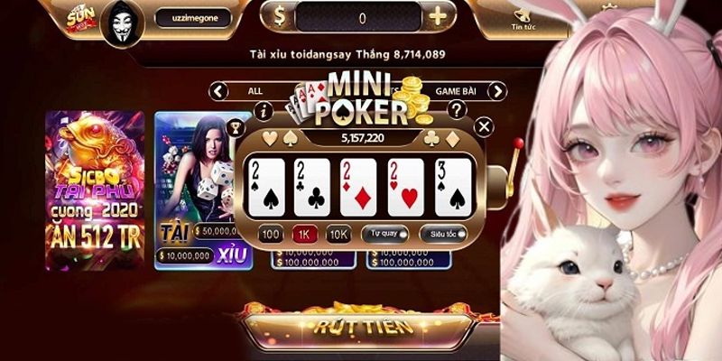 Bài Poker tại cổng game SUNWIN uy tin